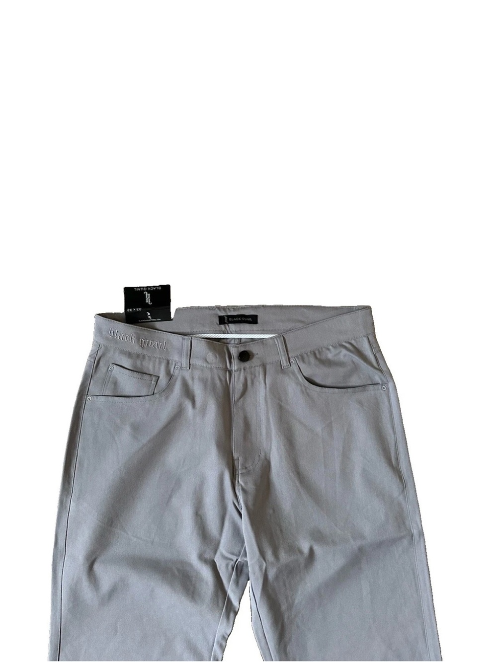 Black Quail 5-Pocket Hybrid Golf Performance Mid Rise Pants Gray 33X32  NWT